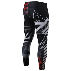 <b>Men's</b> Gym Yoga <b>Compression</b> Leggings Elastic Waist Breathable Customized Colors Print New Arrival Fitness <b>Tight</b> Quick Dry Full - Product Image 2
