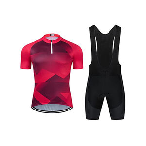 Conjunto de Uniforme de Ciclismo para Hombre, Transpirable, Ecológico, de Poliéster/Algodón, para Verano - Product Image 1