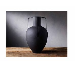 Venta caliente florero de Metal moderno con acabado mate florero de mesa moderno de Metal florero de Metal para decoración de mesa hogar sala de estar, etc. - Product Image 3