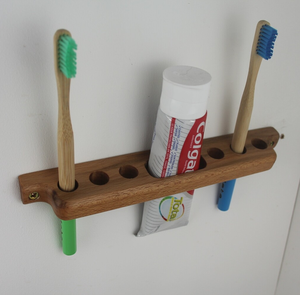 Support de brosse à dents en bois de haute qualité, ensemble de salle de bain pour la maison, support de rangement pour brosse à visage à prix abordable - Product Image 3
