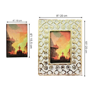 Elegant Mango Wood Photo <b>Frame</b> Handmade Carving Ideal for Tabletop Display & Wall Hanging Available at Low MOQ Factory Wholesale - Product Image 4