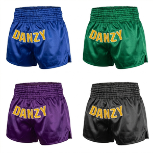 Unisex Boxing Shorts MMA Muay Thai Training Fitness Gym <b>Cage</b> Fight Kickboxing Stretch Polyester/Nylon Lightweight Breathable - Product Image 2