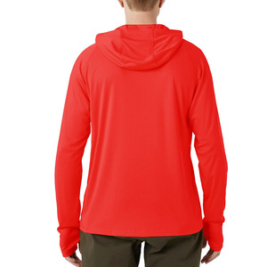 Camiseta de Pesca para Hombre, Manga Larga, con Capucha, Protección Solar UPF 50, Color Sólido, Poliéster, para Verano y Actividades al Aire Libre - Product Image 4