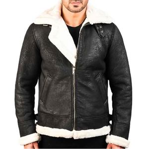 Veste en daim noir de qualité supérieure pour hommes et femmes, en cuir souple avec fermeture éclair, col à revers et design moderne élégant - Product Image 1