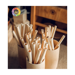 Fournisseur en gros de pailles en bambou, pailles réutilisables de qualité alimentaire, pailles en bambou jetables écologiques à vendre - Product Image 1