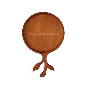 Bandeja de Madera Natural en Forma de Luna, Multiforma, Ecológica, Antibacteriana, Apta para Lavavajillas, Segura para Alimentos, Hecha en Vietnam - Product Image 6
