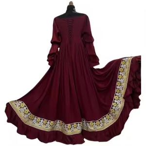 Hot Selling Embellished Traditional Ethnic Clothing Afghani Dresses Intricate Handcrafted <b>Mirror</b> Details Afghani Dresses - Product Image 3