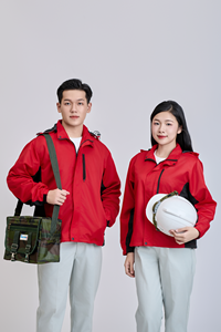 Imperméable Respirant Séchage Rapide Unisexe 100% Polyester Solide ROUGE-NOIR Coque Rigide Coupe-Vent Isolation Thermique Fine Fermeture Éclair à Capuche - Product Image 3