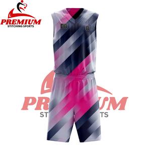 Uniforme de basketball imprimé de qualité supérieure, tissu en polyester doux, léger, extensible, respirant, anti-UV, grandes tailles - Product Image 3