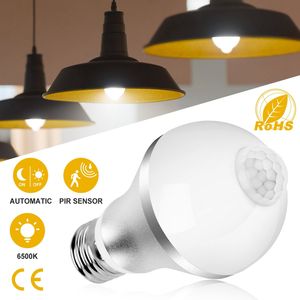 E27 9W/5W 1000LM 6500K LED <b>Sensor</b> <b>Light</b> Bulb Dusk to Dawn Automatic On/Off <b>Motion</b> Detector for <b>Indoor</b> & Outdoor Use - Product Image 1