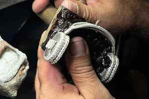 Colgante de Moissanita Tridimensional de 3-4 pulgadas, Estilo Hip Hop Iced, Unisex, con Cadena de Plata 925 a juego, Diseño 'Big Earth' - Product Image 2