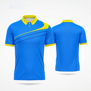 Polo homme de qualité supérieure 2026, design personnalisé, sublimation, vente en gros, manches courtes, coton léger, T-shirt polo homme - Product Image 1