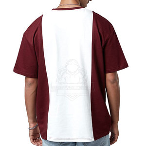 T-shirt élégant pour homme à épaules tombantes, 100 % coton, tissu respirant, manches classiques, col rond, coupe confortable, écologique - Product Image 2