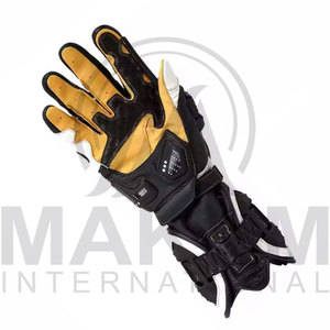 Gants de moto en cuir véritable à prix de gros, imperméables, compatibles écran tactile, antidérapants, pour cyclisme et activités de plein air en hiver - Product Image 5
