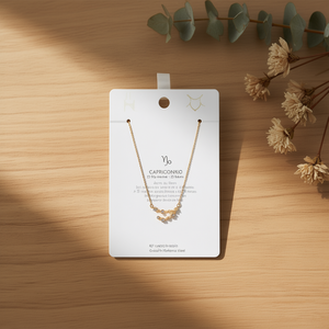 Collana con Ciondolo Zodiacale Capricorno a Forma di Z, Placcata in Oro, in Acciaio Inossidabile, Gioielli di Moda per Donne - Product Image 3