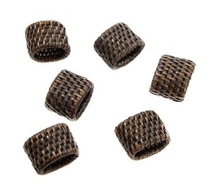 Anillo para Servilletas de Ratán de Diseño Superior, Anillo para Servilletas de Ratán Tejido, Anillo para Servilletas de Yute y Ratán, Decoración de Mesa a Precio de Fábrica al por Mayor - Product Image 1