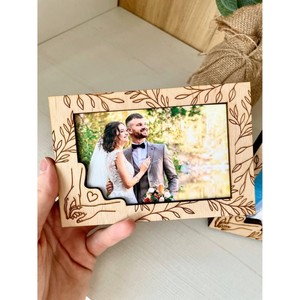 Most Demanded Wooden Photo <b>Frame</b> Rectangular Tabletop Horizontal Engraved Rustic Handmade Wedding Picture <b>Frame</b> - Product Image 2
