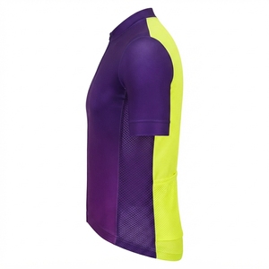 Maillot de cyclisme personnalisé pour homme à manches courtes, 100% polyester, séchage rapide, respirant, pour course à vélo - Product Image 1