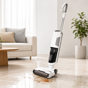 High Quality 250W Cordless Wet <b>Dry</b> Vacuum <b>Mop</b> Cleaner 2 in 1 | 16KPa Strong Suction Floor Washer with HEPA Filter 45Min Runtime - Product Image 1