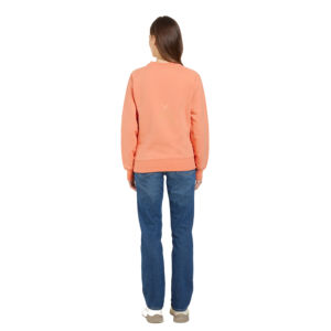 Sweat-shirt à col rond pour femme, coupe ample, en molleton 100% coton biologique, logo personnalisé sur le devant, respirant, sweat-shirts pour femme OEM - Product Image 3