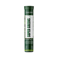 Offre Spéciale d'usine direct Superfood Super Greens supplément quotidien effervescent agropyre spiruline prix de gros pour les adultes
