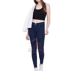 Venta al por mayor de pantalones vaqueros para mujer a precio económico, transpirables, para uso en invierno, pantalones vaqueros para mujer en venta en línea - Product Image 5
