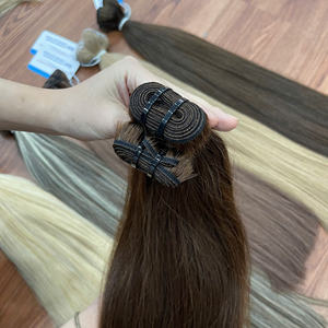 MEGA SALE extensions de cheveux couleur trame Double dessiné cheveux humains 100% Remy vierge vietnamien Ombre couleur cheveux humains grand en Stock - Product Image 4