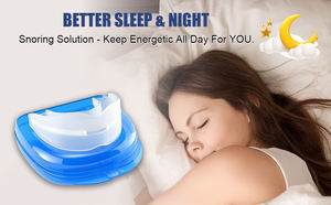 Protector Bucal Nocturno Silencioso para Rechinar los <span class=keywords><strong>Dientes</strong></span>, Bruxismo, Mejor Sueño, Dispositivo Anti-ronquidos - Product Image 4