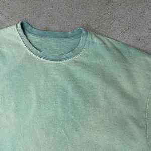 Premium Custom Design Solid Color Acid Wash Oversized Polyester/Cotton Men's T-Shirts High Quality Bulk Quantity Custom Logo - Product Image 2