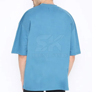 Camiseta Lisa Oversize de Verano Personalizada con Logo para Hombre - Product Image 2