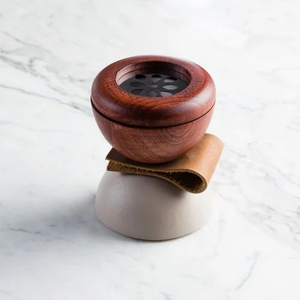 FAIZA CRAFT Handmade Wooden Mubkhar Incense <b>Burner</b> with Metal Mesh Bakhoor Holder Eco-Friendly Indian Incense All-Season - Product Image 2