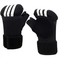 Gants de boxe professionnels extra rembourrés en EVA, PU et coton, système de serrage rapide, bandage de boxe respirant, personnalisable