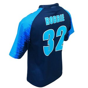 Camiseta de Fútbol Sublimada de Primera Calidad para Mujer, Color Azul Marino, Secado Rápido, Suave y Cómoda, Ropa Deportiva - Product Image 2