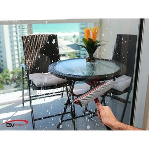 Strumento 2-in-1 per la Pulizia di Finestre e Porte Doccia, Tergivetro per Casa e Auto, per la Pulizia delle Finestre di Barche |   Vinci - Product Image 2