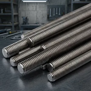 Tige filetée en acier inoxydable avec filetages à gauche et à droite - Product Image 2