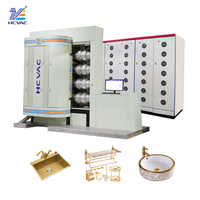 Machine de revêtement PVD multi-arc pour titane, or et or rose, idéale pour les robinets de salle de bain, les douches et les raccords sanitaires