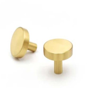 Pomo de latón fundido tradicional para gabinete, diseño redondo texturizado, tirador de mueble, pomos de latón fundido - Product Image 6