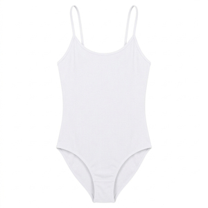 Leotardos sin Mangas para Adultos, Estilo Cheerleading, para Mujer, Sexy, con Tirantes, Espalda Baja, Color en Contraste, Colores Personalizados, Tela de Malla, Alta Calidad - Product Image 3