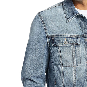 <b>Top</b> Fashion Hot Sale Custom Label Competitive Price Factory Made Premium Quality Men's Denim Jackets - Product Image 4