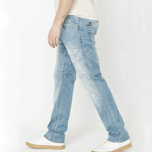 Pantalones de mezclilla para hombre, diseño de última generación, servicio OEM, cómodos, transpirables, de primera calidad, lavados. - Product Image 4