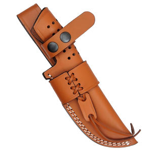 Funda de cuero para cuchillo, ajuste personalizado, para camping, senderismo, pesca, bushcraft y protección diaria del cuchillo. - Product Image 1