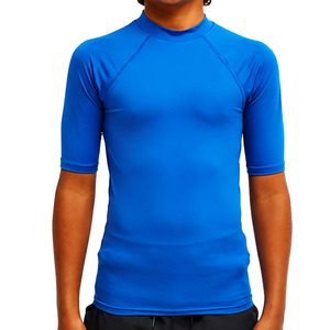 Boys Swimming <b>T</b> <b>Shirt</b> Breathable Lightweight UV Protective Beach Top Kid Poolside <b>Swim</b> <b>Shirt</b> for Boys Soft Comfortable Quick Dry - Product Image 1