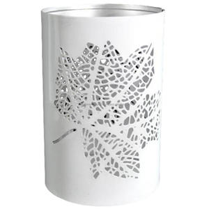 Candelabros votivos de hierro redondos decorativos para el hogar con revestimiento de polvo blanco terminado para decoración del hogar portavelas votivo - Product Image 1