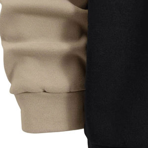 Sudadera para Hombre de Talla Grande, con Contraste de Color, Transpirable, Prenda Básica de Algodón Tejido, Diseño Moderno - Product Image 6