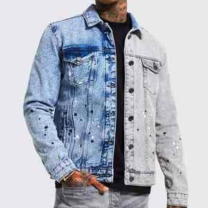 Men's <b>Denim</b> <b>Jacket</b> Autumn and Winter Wash Cotton Fashion Pile Thickened Turndown Collar Men - Product Image 2