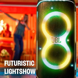 Party <b>Speaker</b> with Superior Pro <b>Sound</b> and a Futuristic lightshow, Up to 15 Hours Playtime & IPX4 Splash Proof (Black) - Product Image 3