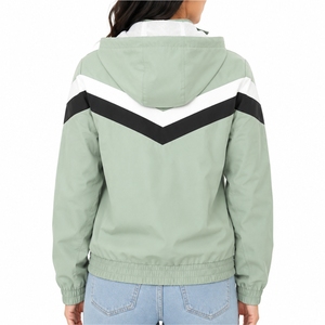 <b>Women</b> <b>Lightweight</b> Hooded Windbreaker <b>Jacket</b> Casual Zip Up Streetwear Outdoor OEM Manufacturer Casual Sports <b>Jacket</b> For <b>Women</b> - Product Image 2