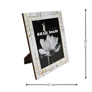 Nuevo Diseño Vintage Ecológico Ligero y Duradero Marco de Fotos con Incrustaciones de Madreperla Floral Hecho a Mano en MDF Resina Madreperla Hs Husnain - Product Image 5