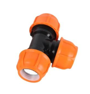 ข้อต่ออัด PP แบบสามทาง สำหรับท่อ HDPE แบบเรียบ ทนแรงดันสูง - Product Image 3