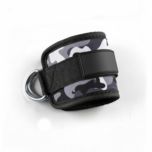 Correas de tobillo de neopreno de alta calidad y color personalizado para levantamiento de pesas y entrenamiento, talla grande, ajustables, transpirables y con soporte. - Product Image 3